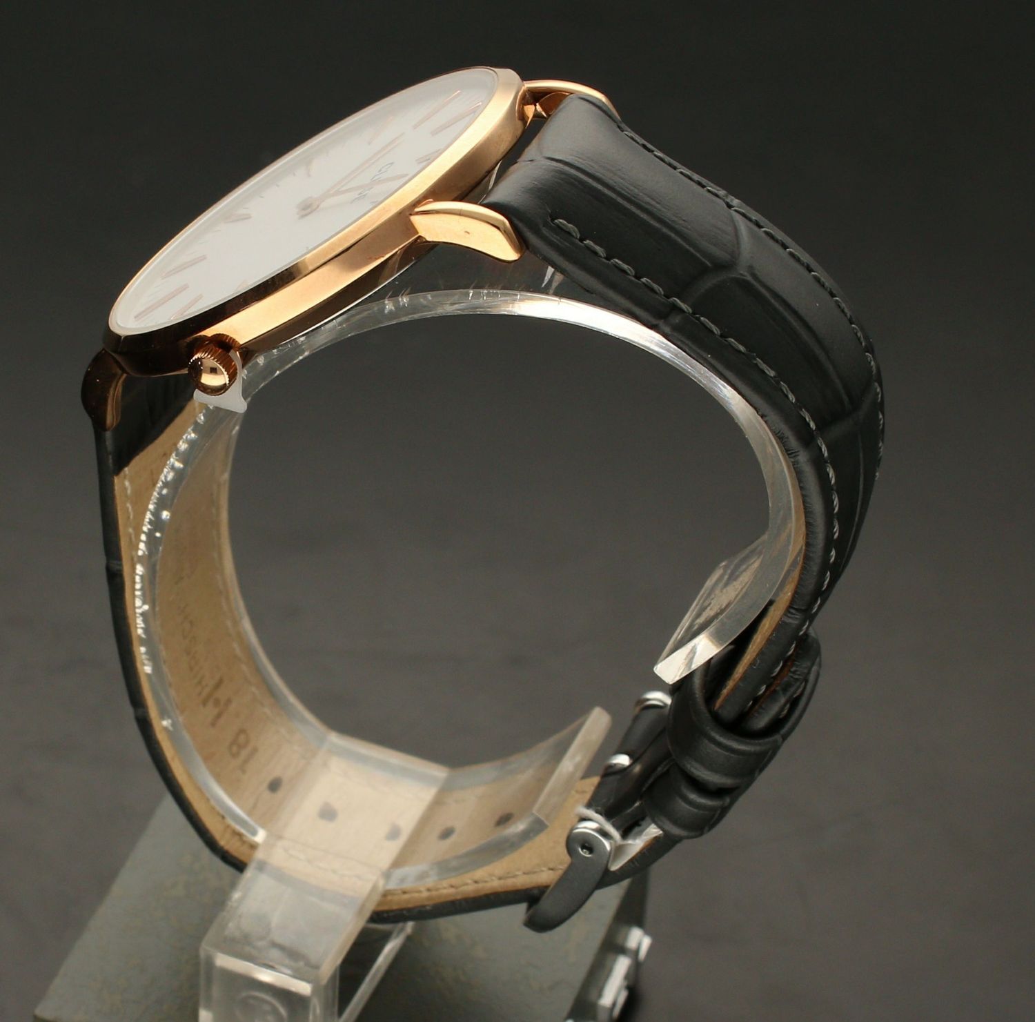 Pasek Skórzany do Zegarka Szary Duke 18mm HIRSCH 01028030-2-18 L.jpg